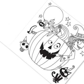 Rachel Ellen Spooky Halloween Colouring Book